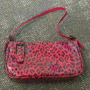 Stuart Weitzman Red Snake Trendy Mini Purse